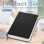 A5 Thick Sketchbook with Soft Faux Leather Cover