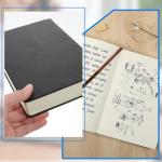 A5 Thick Sketchbook with Soft Faux Leather Cover