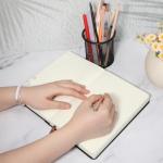 A5 Thick Sketchbook with Soft Faux Leather Cover