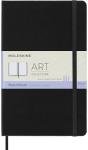 Moleskine Large Plain Sketchbook, Black Hard Cover