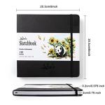 ALKALO Square Sketchbook for Mixed Media Art