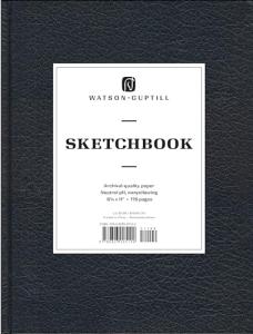 Black Large Sketchbook by Watson Guptill