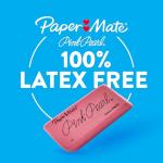 Paper Mate Pink Pearl Erasers, 12 Count
