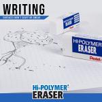 Pentel Hi-Polymer Block Erasers, Small, Pack of 4