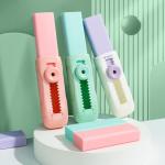 M&G 4 Pack Retractable Rubber Erasers - Purple