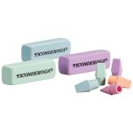 Ticonderoga Pastel Color Erasers, 15 Pack