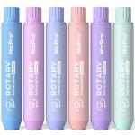 Nicpro 6 Pack Colorful Twist Erasers for Kids