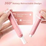 Nicpro 6 Pack Colorful Twist Erasers for Kids