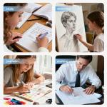 Nicpro 6 Pack Colorful Twist Erasers for Kids