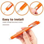 Retractable Mechanical Eraser Pen Set - 4 Colors