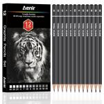 Aenir Sketch Pencils Set of 12 for Artists