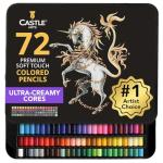 Castle Art Supplies 72 Colored Pencils Set