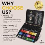 Castle Art Supplies 72 Colored Pencils Set