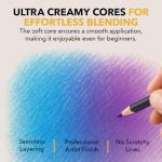 Castle Art Supplies 72 Colored Pencils Set