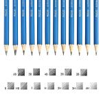 ROCOD Sketch Pencils Set 6B to 4H for Artists