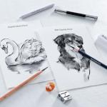 KALOUR 25-Piece Sketch Pencil Set for Artists