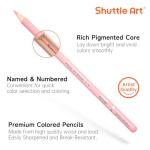 Shuttle Art 60 Soft Pastel Colored Pencils Set