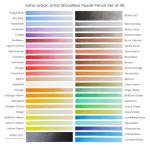 Soho Urban Artist Woodless Pastel Pencils Set of 48
