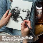 50 Pcs Willow Charcoal Sticks for Artists