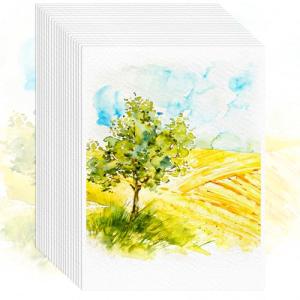 64 Sheets Watercolor Paper for Artists and Kids