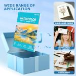 Pacocoast Cold Press Watercolor Paper Pad, 9"x12