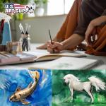 8.5" x 8.5" Watercolor Art Book, 2 Pack