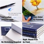 100% Cotton Watercolor Paper Block - 20 Sheets