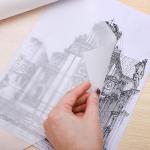 White Translucent Tracing Paper Roll 17x25yd