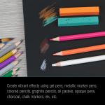 Black Heavyweight Spiral Sketch Pad, 9"x12" (2 Pack)