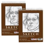 11" x 14" Heavy-Weight Spiral Sketch Pad Pack