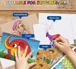 64 Sheets Thick Off-White Watercolor Paper 140LB