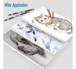 64 Sheets Thick Off-White Watercolor Paper 140LB
