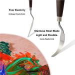 Stainless Steel Palette Knife Set with Wood Handles
