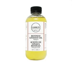 Gamblin Refined Linseed Oil - 8 Oz