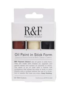 Professional Oil Pigment Stick Set of 3
