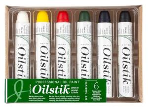 Jack Richeson Oil Paintstik Set - Basic Colors 6