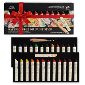 Phoenix 24-Color Oil Paint Stick Set