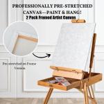 10 Pack Stretched Cotton Artist Canvases