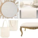 Heavy Natural Cotton Duck Canvas Fabric 62" Wide