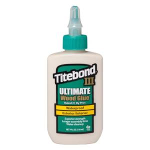 Titebond-3 Waterproof Wood Glue, 4-Ounce