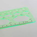 Angrox 15-Piece Geometric Drawing Templates Set