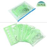 Angrox 15-Piece Geometric Drawing Templates Set