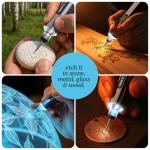 Engraving Pen for Metal, Wood, Glass, and More