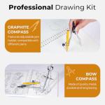 Nicpro 22 PCS Geometry Drafting Tools Set