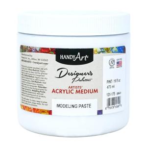 Handy Art Acrylic Palette and Modeling Paste 16 Oz