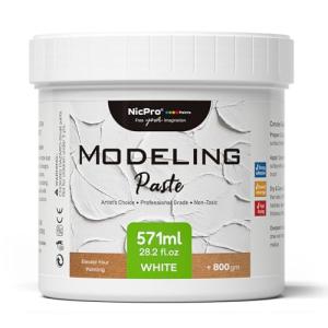 Nicpro Modeling Paste for Acrylic Painting 28.2 oz