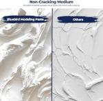 Bluebird Colored Modeling Paste - 6 Pastel Jars