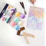 Bluebird Colored Modeling Paste - 6 Pastel Jars