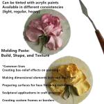 Acrylic 3D Modeling Paste for Art Projects