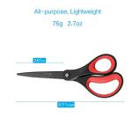 LIVINGO 8" Titanium Non-Stick Craft Scissors - 2 Pack